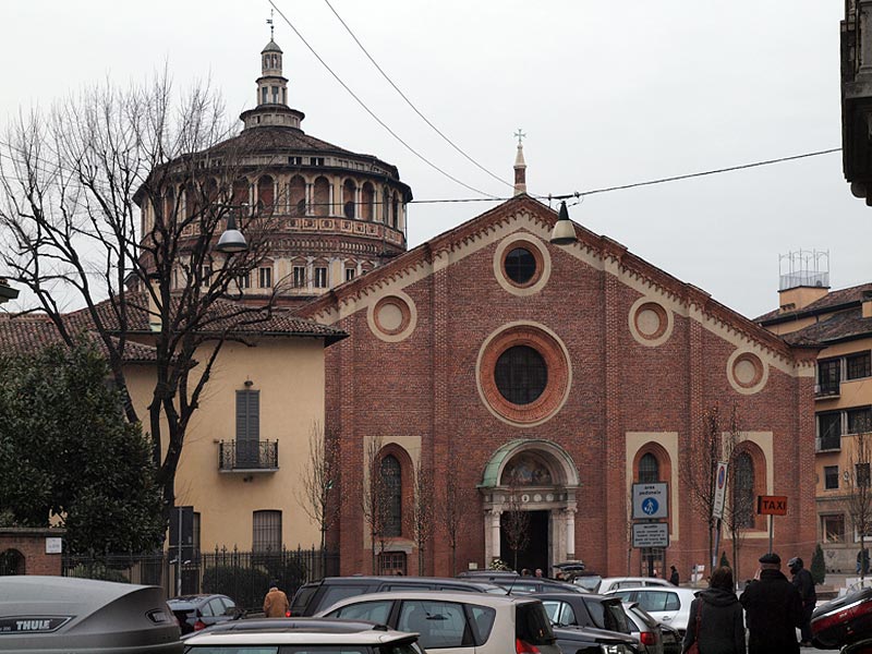 Глазами очевидцев: монастырь Санта-Мария делла Грацие. Леонардо да Винчи, 'Тайная вечеря'